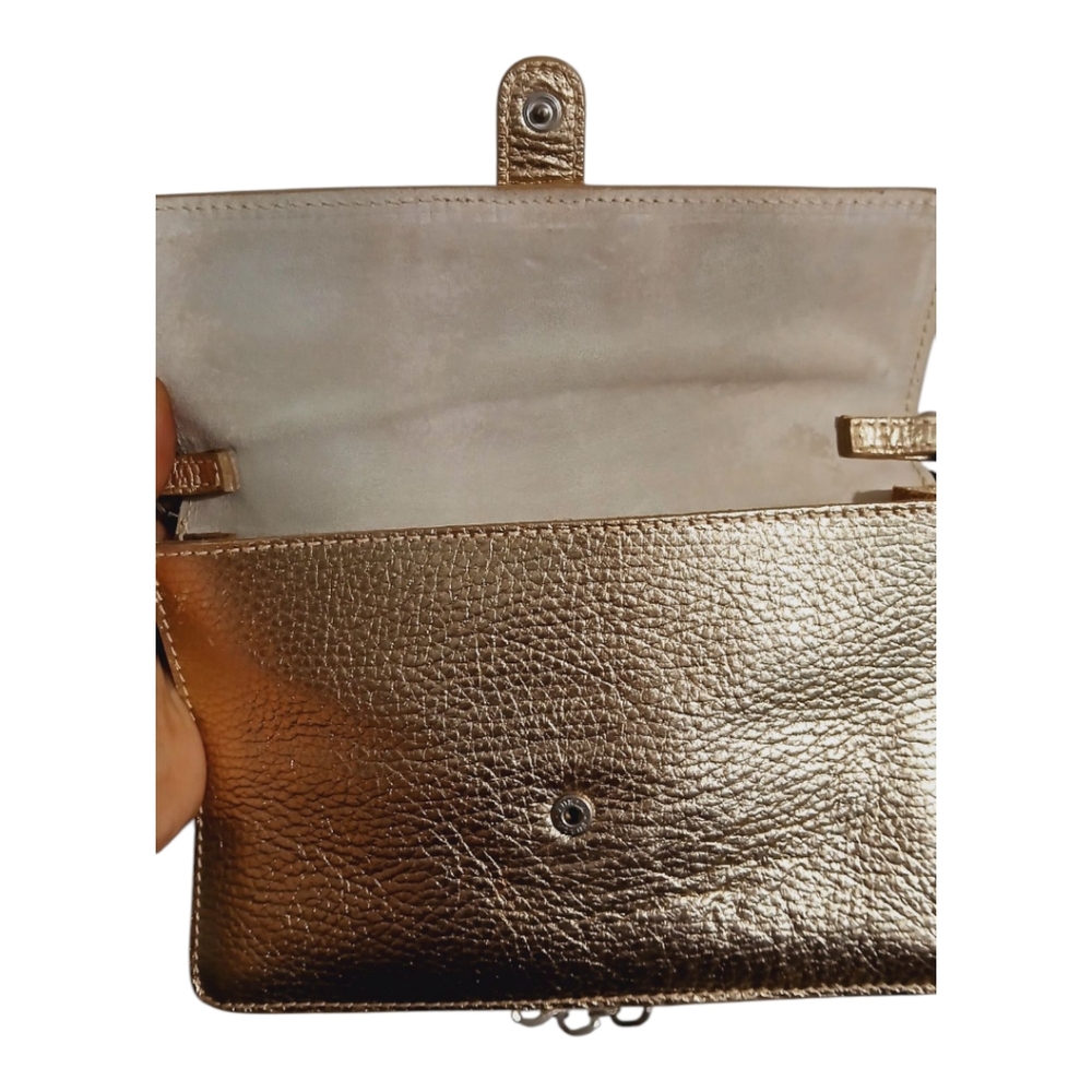 Furla Metallic Effect Leather Clutch/ Hand Bag - Picture 6 of 7